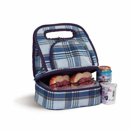 PICNIC PLUS Savoy Lunch Bag- Varsity Plaid PSM-144VP